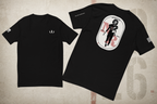 Black Bird Gang Players Badge Tee 01 front view