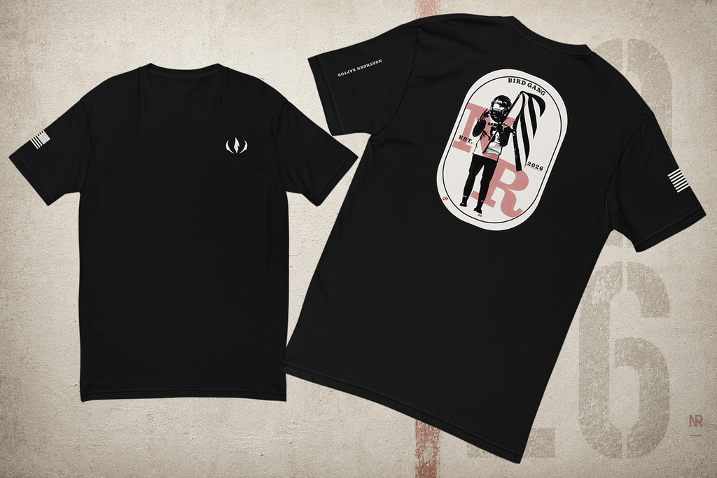 Black Bird Gang Players Tee 02 front view