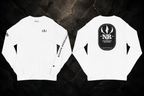 Northern Raptor Heritage Long Sleeve in black with Heritage crest front and back graphics