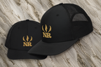 Northern Raptor Heritage Snapback in black front view