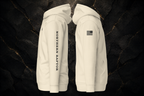 Northern Raptor Heritage Crest bone heavyweight hoodie side profile view
